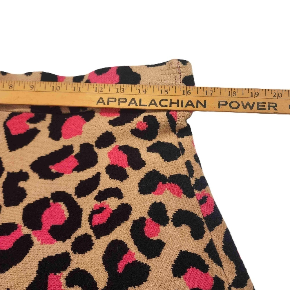 NWT Est 1946 Leopard Print Multicolor A Line Skirt Womens Large Viscose Blend - Picture 5 of 11